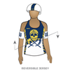 Wheat Whackers Junior Roller Derby: Reversible Uniform Jersey (BlueR/WhiteR)