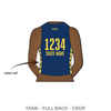 Wheat Whackers Junior Roller Derby: Reversible Uniform Jersey (BlueR/WhiteR)
