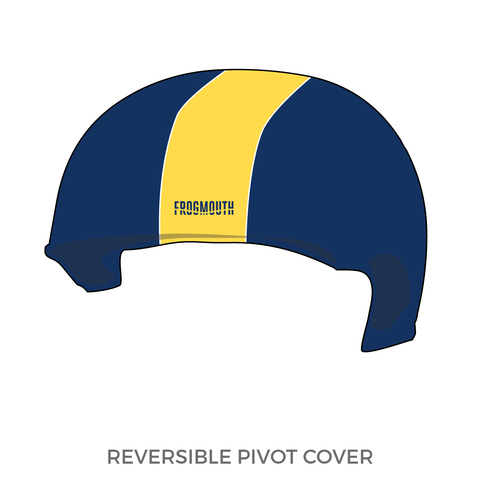 Wheat Whackers Junior Roller Derby: 2019 Pivot Helmet Cover (Blue)
