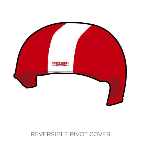 Boston Roller Derby Wicked Pissahs: Pivot Helmet Cover (Red)