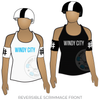 Windy City Rollers: Reversible Scrimmage Jersey (White Ash / Black Ash)