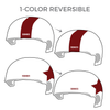 Wine Town Rollers: Two pairs of 1-Color Reversible Helmet Covers