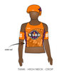 Woodland Area Roller Derby: 2018 Uniform Jersey (Orange)