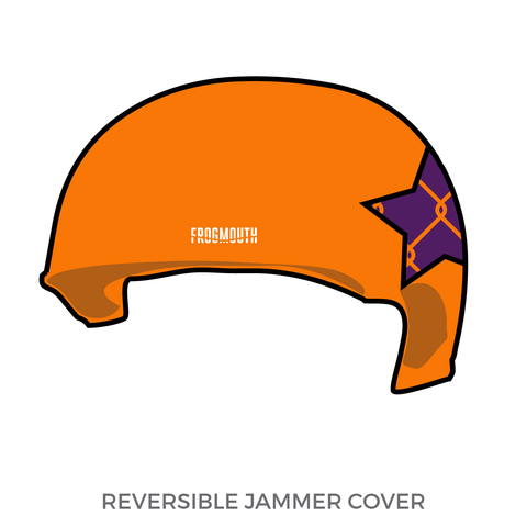 Woodland Area Roller Derby: 2018 Jammer Helmet Cover (Orange)