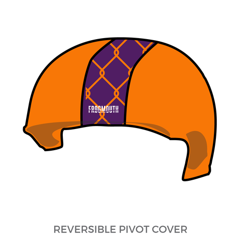 Woodland Area Roller Derby: 2018 Pivot Helmet Cover (Orange)