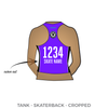 Worcester Roller Derby: Reversible Uniform Jersey (TealR/PurpleR)