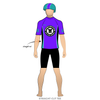 Worcester Roller Derby: Reversible Uniform Jersey (TealR/PurpleR)