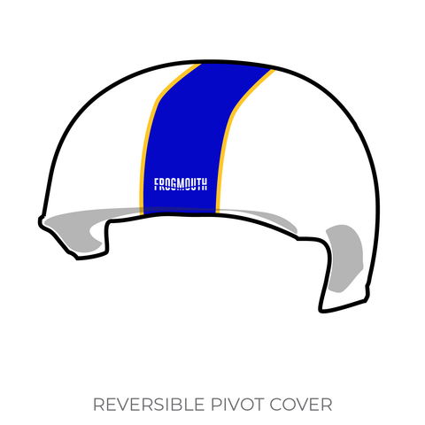 Dallas Derby Devils Wrecking Crew: 2019 Pivot Helmet Cover (White)