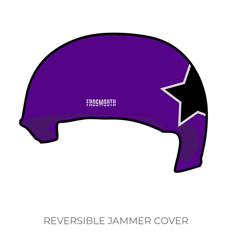 Lilac City Roller Derby Yetis: Jammer Helmet Cover (Purple)