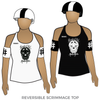 Border City Roller Girls: Reversible Scrimmage Jersey (White Ash / Black Ash)