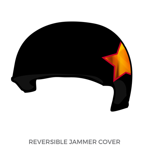Borderland Roller Derby Las Diablas: Jammer Helmet Cover (Black)