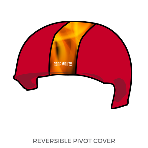 Borderland Roller Derby Las Diablas: Pivot Helmet Cover (Red)