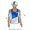BOOMington Blockheads Roller Derby: Reversible Uniform Jersey (GrayR/BlueR)