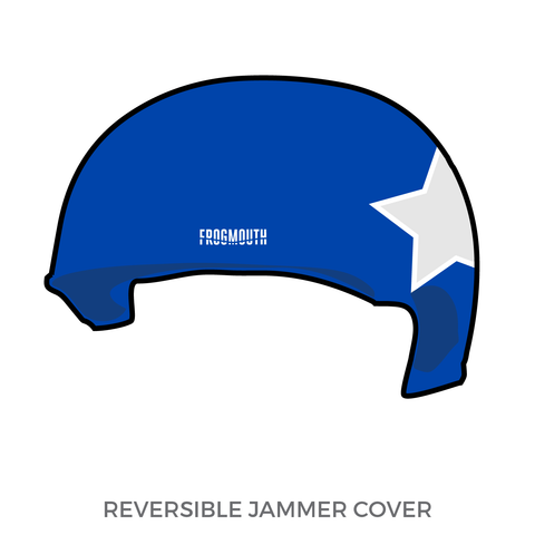 BOOMington Blockheads Roller Derby: Jammer Helmet Cover (Blue)
