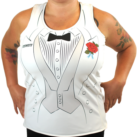Roller Derby Formal Wear: Reversible Scrimmage Jersey (Black Tuxedo/Wh –  Frogmouth
