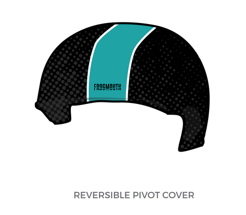 Kansas City Roller Warriors Knockouts: 2019 Pivot Helmet Cover (Black)