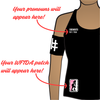 Garden State Roller Derby: Reversible Uniform Jersey (BlackW/WhiteR)